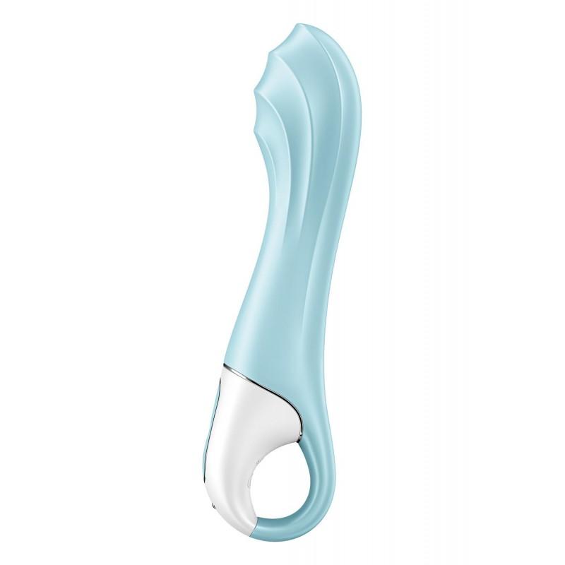 Inflatable G-Spot Vibrator - SATISFYER AIR PUMP VIBRATOR 5 CONNECT APP BLUE