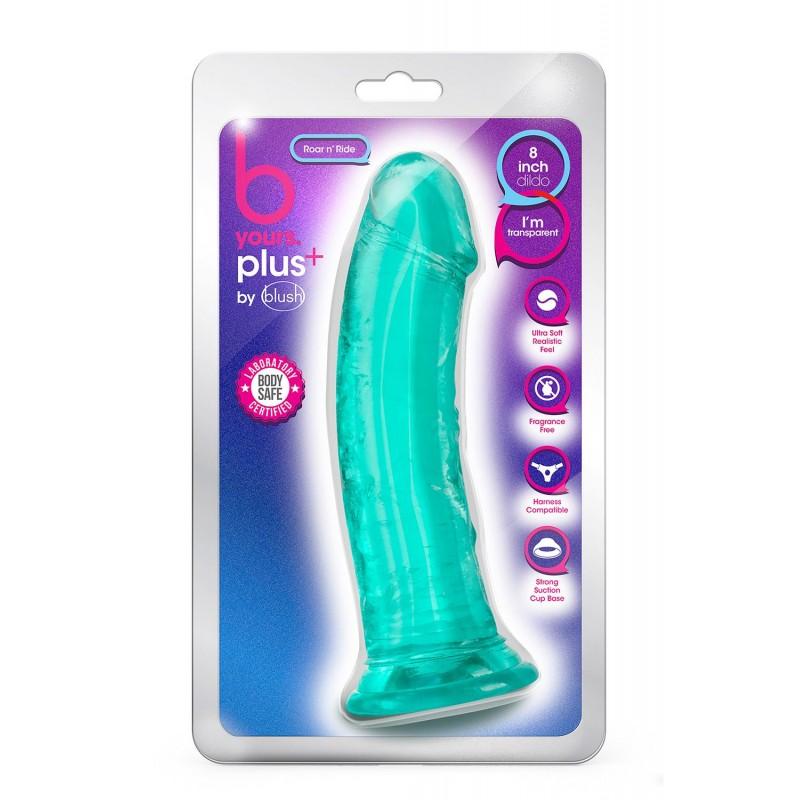 Dildo 20,3cm sinine - B Yours Plus Roar N' Ride