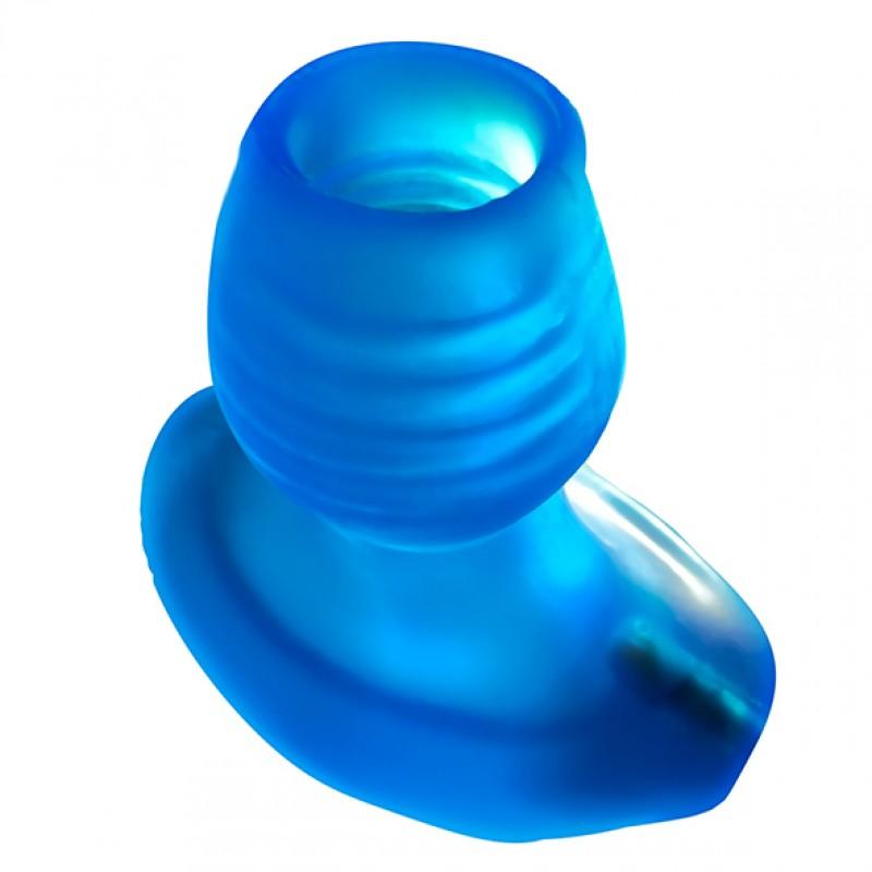 Oxballs - Glowhole-2 Hollow Buttplug with Led Insert Blue Morph Large