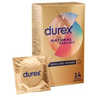 Eriti õhukesed lateksivabad kondoomid 14 tk - Durex Natural Feeling