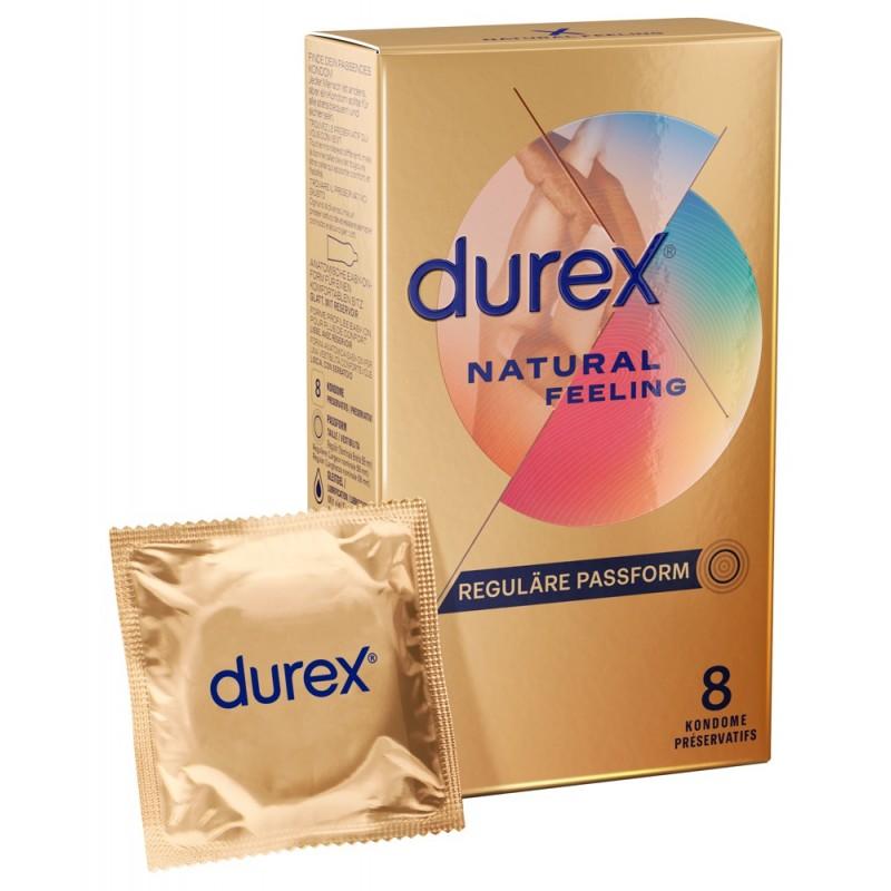 Lateksivabad realistliku tundega kondoomid 8 tk - Durex Natural Feeling