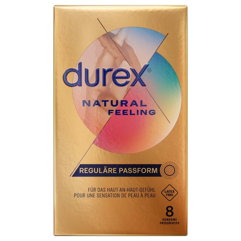 Lateksivabad realistliku tundega kondoomid 8 tk - Durex Natural Feeling