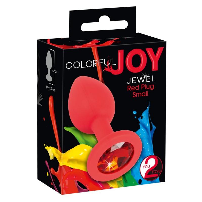 Colorful joy jewel red plug