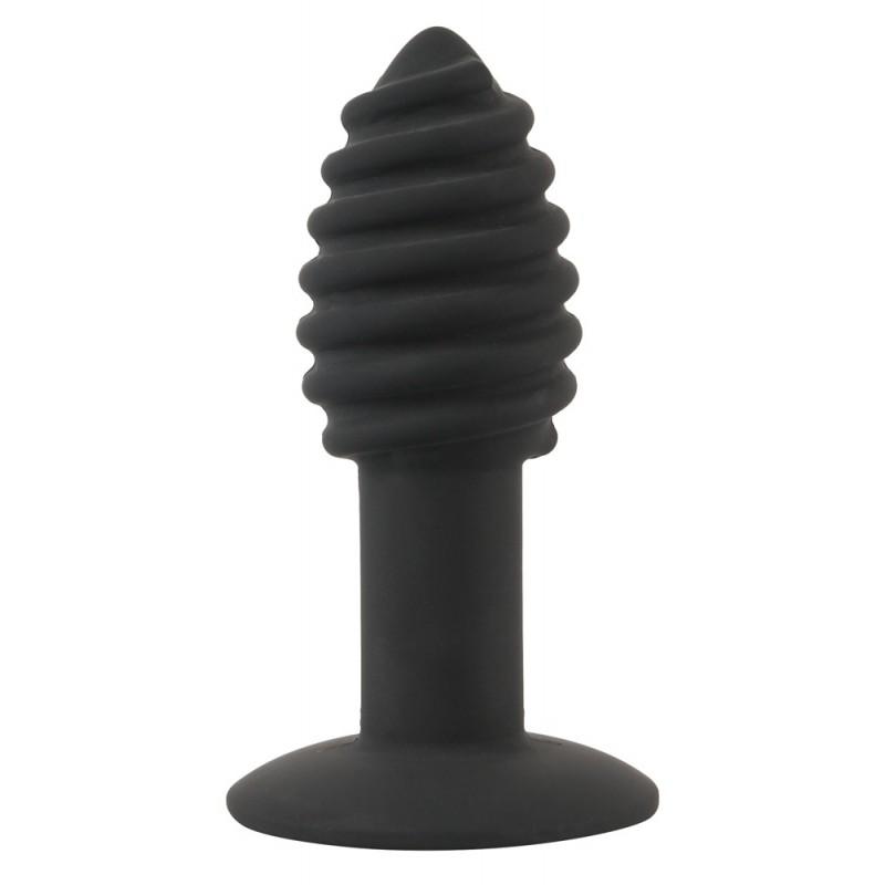 ANAALTAPP - BLACK VELVETS TWIST BUTT PLUG