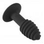 ANAALTAPP - BLACK VELVETS TWIST BUTT PLUG