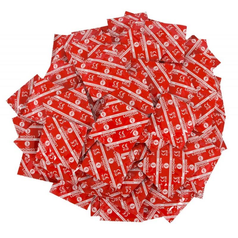 London - red condoms - 100 pcs