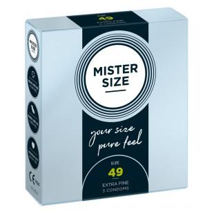 Mister size 49mm pack of 3