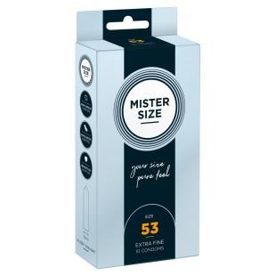 Latekskondoomid 53 mm 10 tk - Mister size