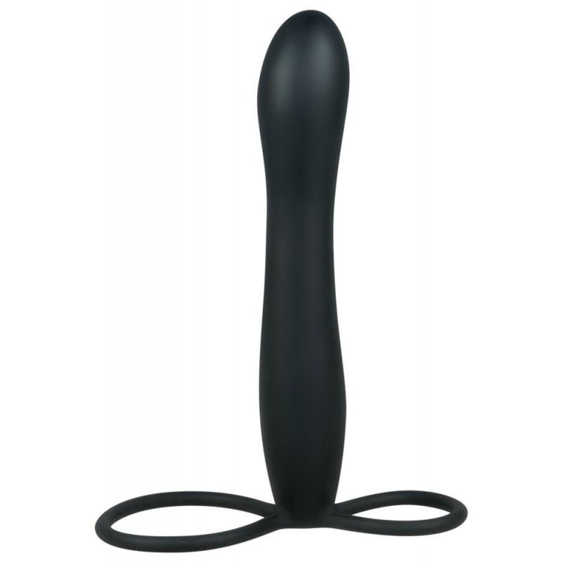 Eritellimusel dildo 15cm must - anaalne spetsiaal