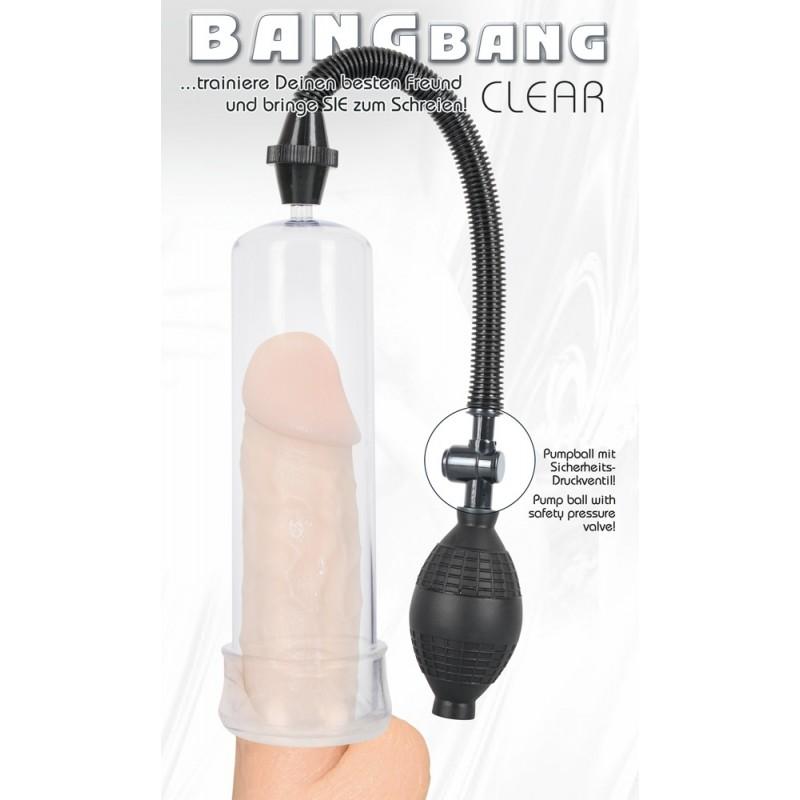 Bang bang penis pump clear