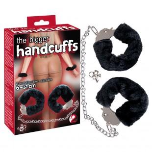 Bigger furry handcuffs 6-12cm