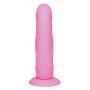 Strapon dildo 16cm silikoon roosa värvusega ø3.7cm