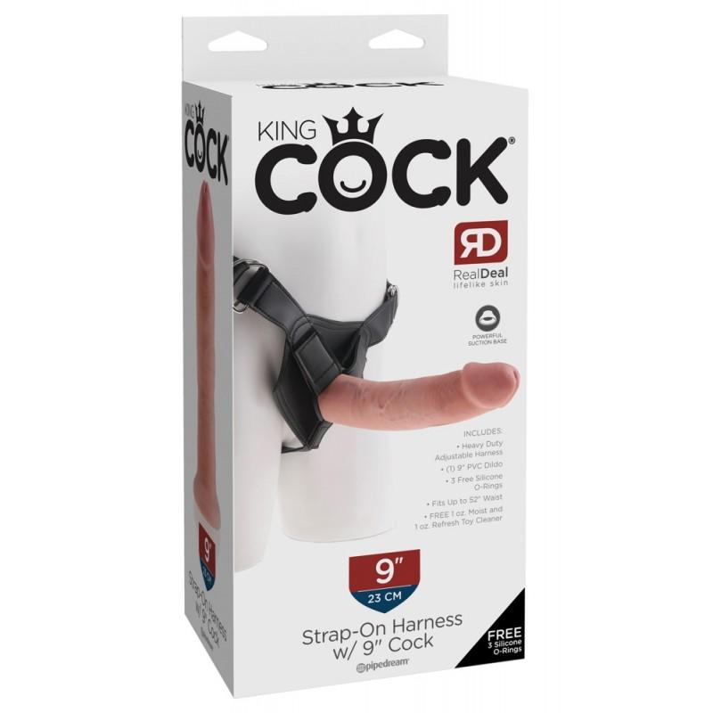 Kc strap-on with 9" cock light