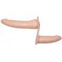 Rihmaga topelt dildo pükstega 19cm ja 13cm - You2Toys