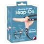 Vibrating double strap-on