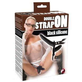 Double strap on black 8.5cm un 15cm - You2Toys