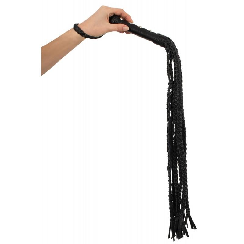 Leather flogger catonine