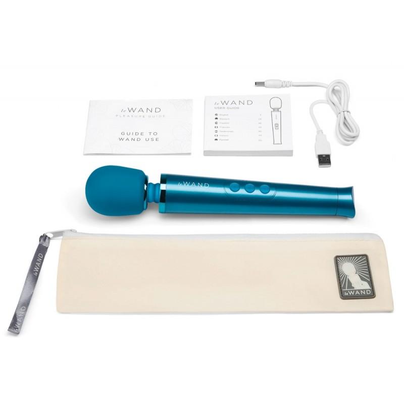 Rechargeable massager Blue - Le Wand Petite