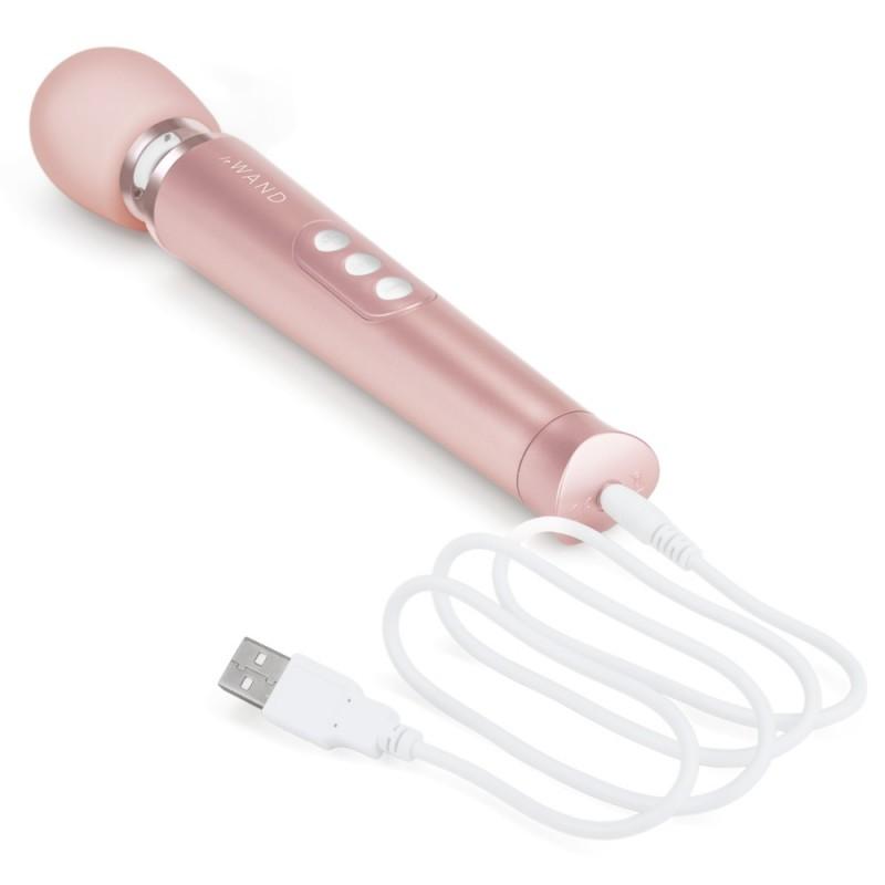 Rechargeable massager Rose gold - Le Wand Petite