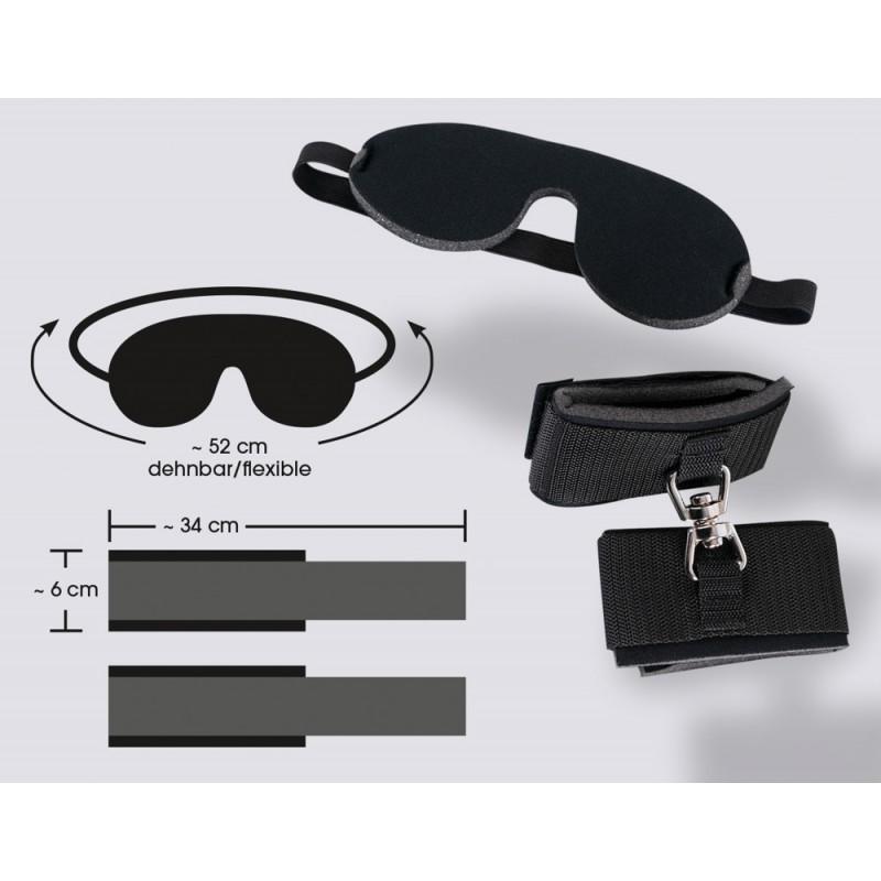 Bad kitty blindfold/handcuffs