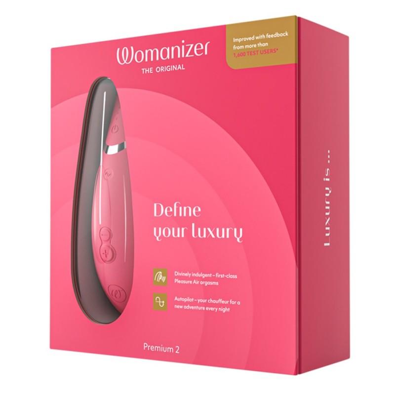 Клиторальный стимулятор Womanizer Premium 2, розовый