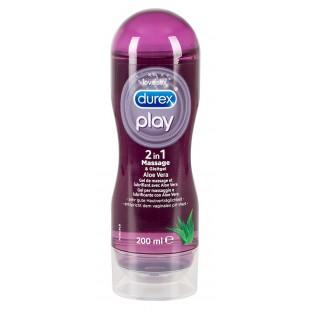 2in1 Massage gel and lubricant with aloe vera - Durex play 200 ml