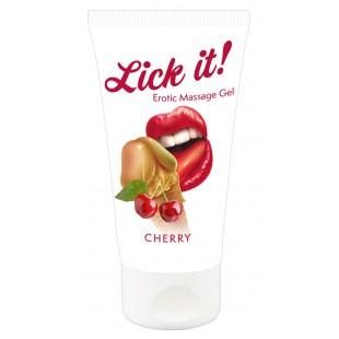 Suudeldav massaažigeel kirsimaitsega 50 ml - Lick it!