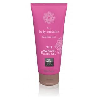 Gel 2in1 raspberry scent - HOT Shiatsu 200ml