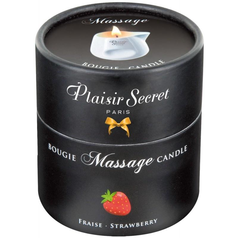 Plaisir Secret - Massage candle strawberry - 80ml