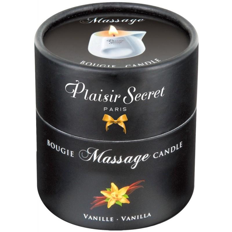 Vanilje aroomiga massaažiküünal 80 ml - Plaisir Secret