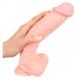 Реалистичный фаллоимитатор medical silicone dildo - 24 см.