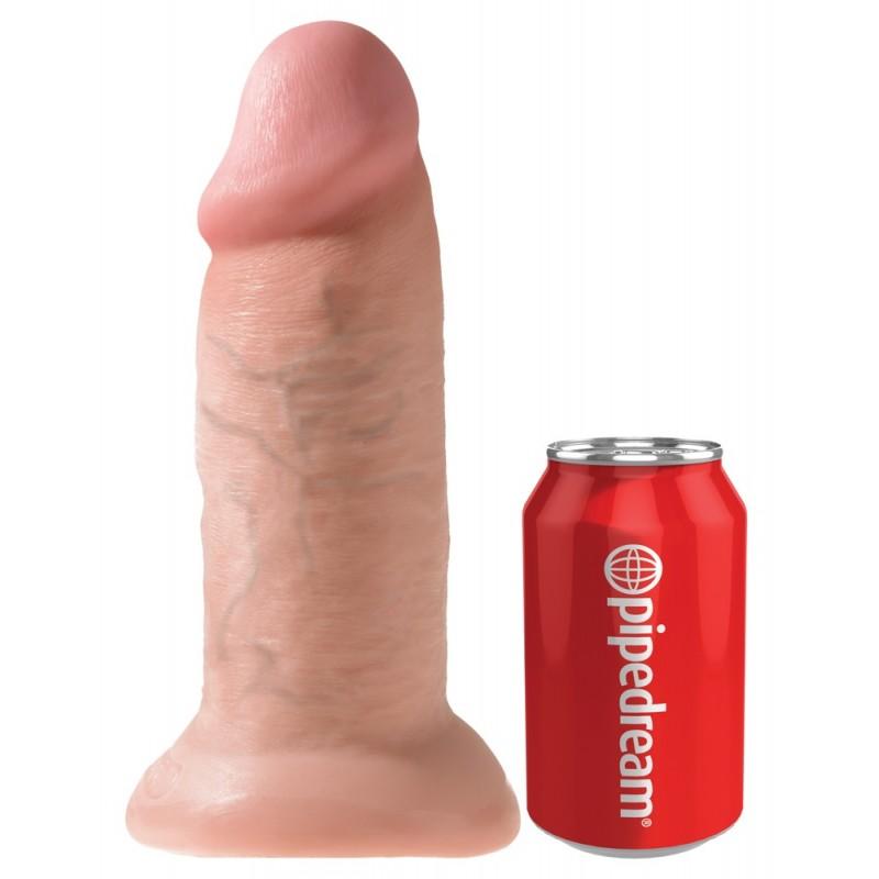 Paks dildo 25cm ihuvärvi - King cock - chubby