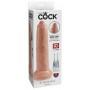 Realistlik dildo 22,7cm ihuvärvi - king cock ümberlõikamata