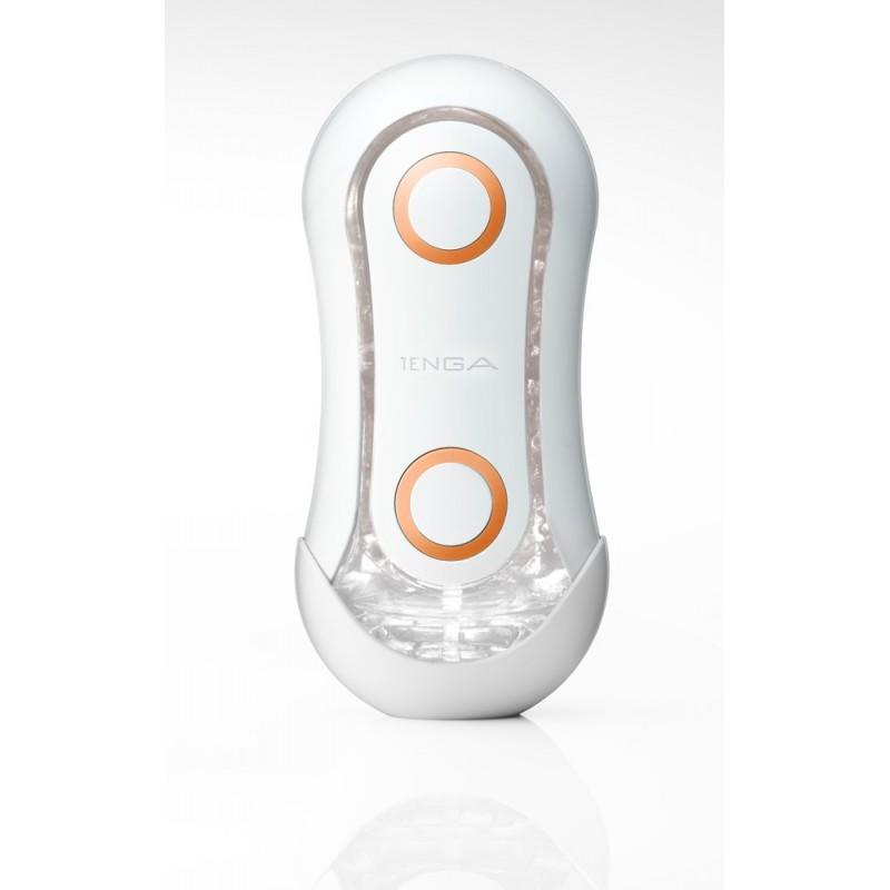 Мастурбатор Tenga Flip Orb Masturbator Orange Crash, белый