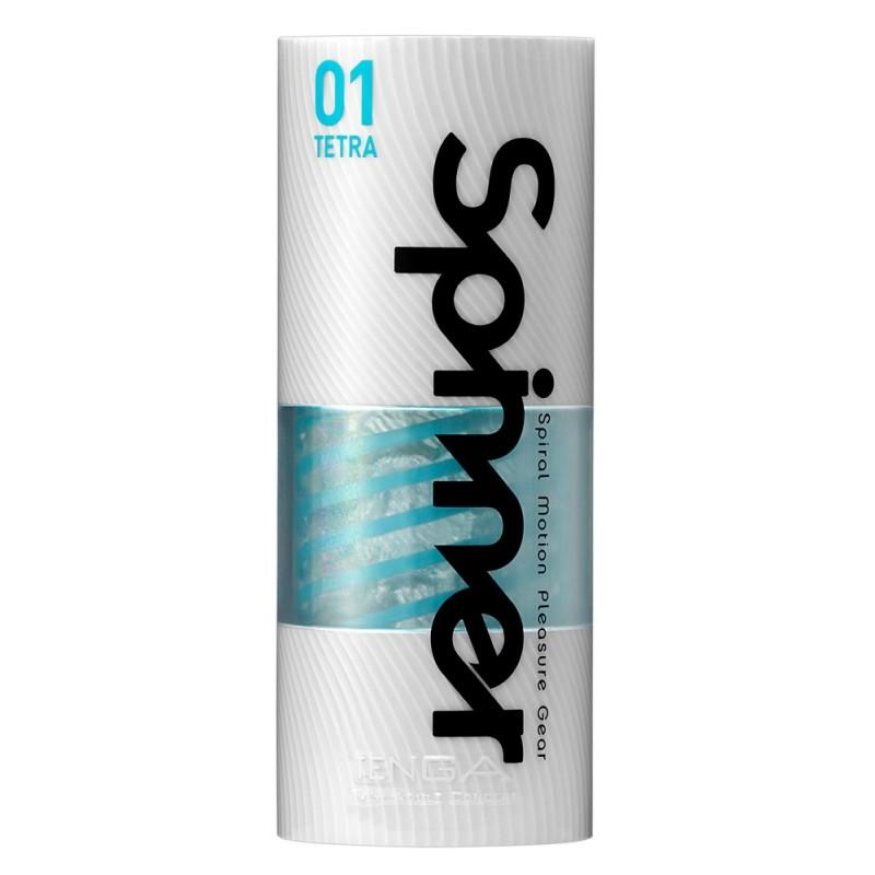 Мастурбатор Tenga Spinner 01 Tetra, голубой