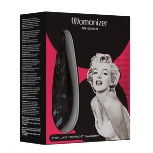 БЕСКОНТАКТНЫЙ КЛИТОРАЛЬНЫЙ СТИМУЛЯТОР WOMANIZER MARILYN MONROE SPECIAL EDITION чёрный мрамор