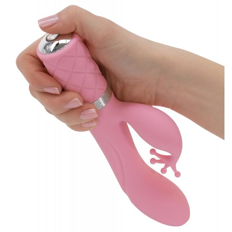 rabbit vibrator kinky pink - pillow talk