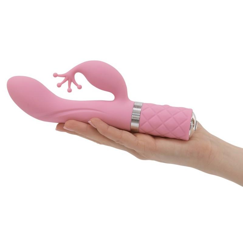 rabbit vibrator kinky pink - pillow talk