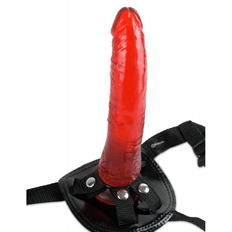 Reguleeritavad mustad strap-on püksikud - Fetish Fantasy