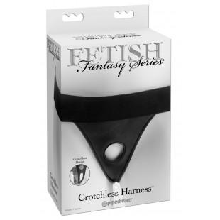 Ffs crotchless harness black