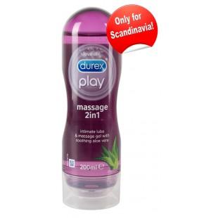 Libesti ja massaažiõli aaloega 2in1 200 ml - Durex play