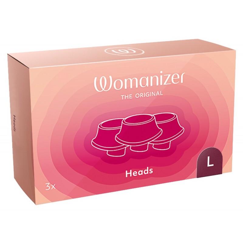 Womanizer-Heads 3x Bordeaux L