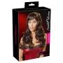 Long dark brown wig