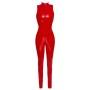 Vinyl Jumpsuit red XS