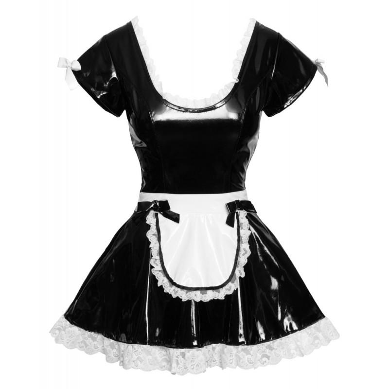 Vinyl Maid's Dress L