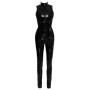 Vinyl jumpsuit L