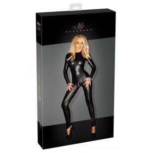 Wetlook jumpsuit zips xl