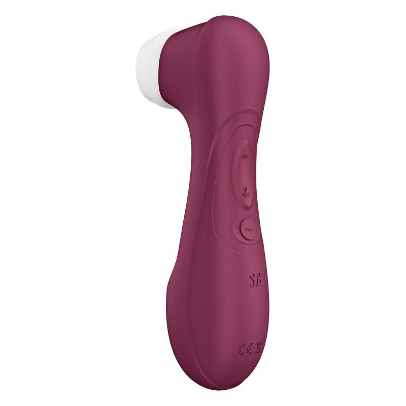 Клиторальный пульсатор - SATISFYER PRO 2 GENERATION 3 BLUETOOTH Бордовый