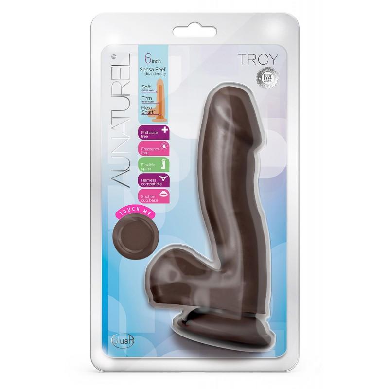 Dildo 16 cm ihuvärvi - AU NATUREL TROY