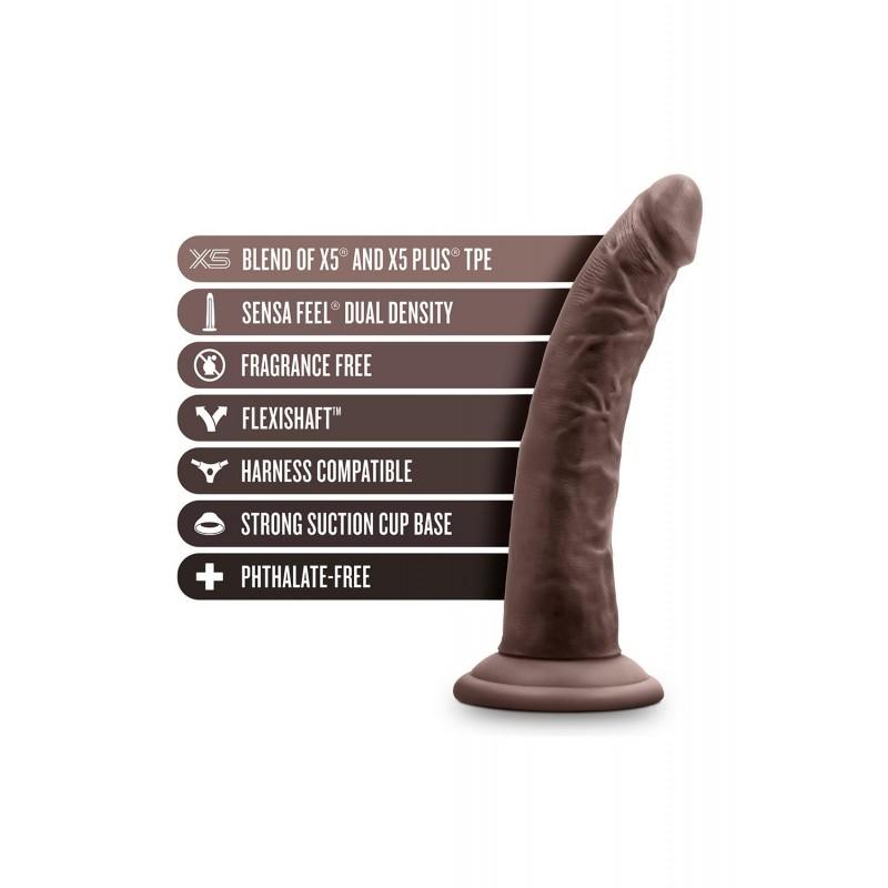 Dildo 19cm pruun - AU NATUREL JACK